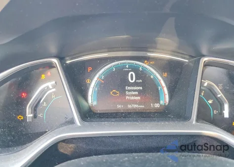 2019 Honda Civic Exl из США, поврежденный, VIN JHMFC1F76KX008589